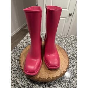 I.N.C. International Concepts Pink Everett Rain Boots - 7 - Pink